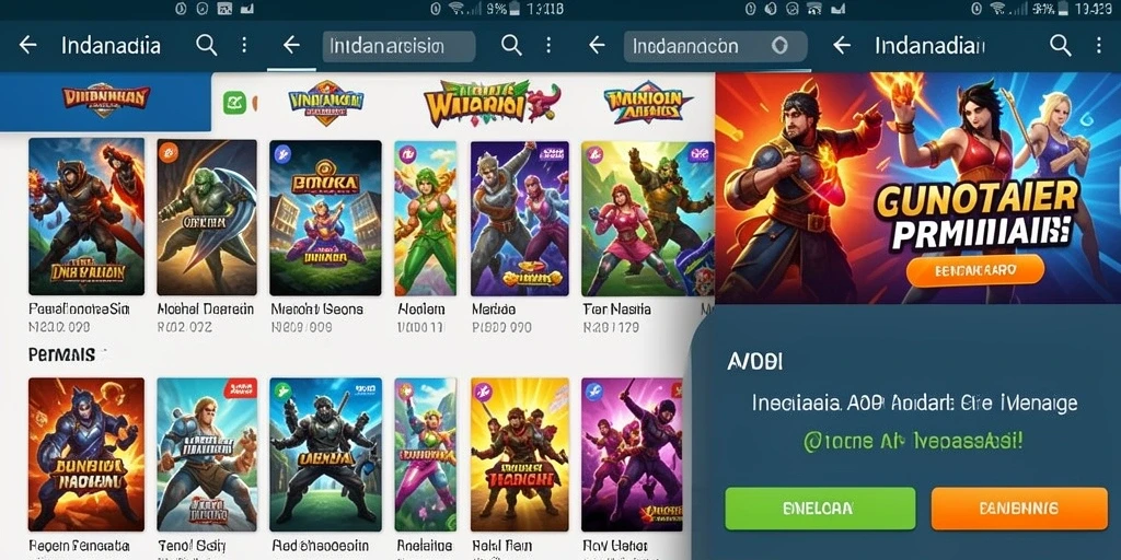 Screenshot menampilkan proses kustomisasi karakter sebelum bermain.