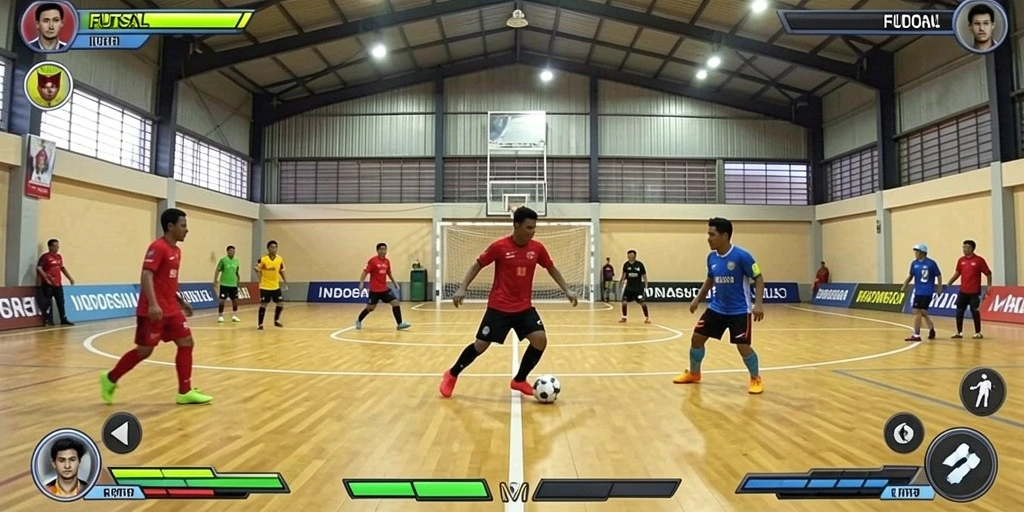 Grafis yang memukau meningkatkan pengalaman bermain.