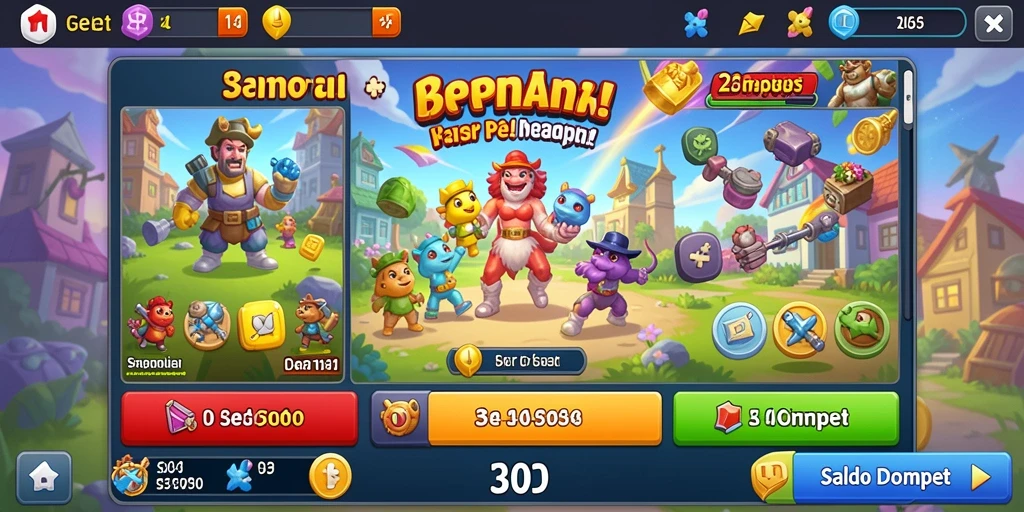 Fitur mode permainan yang bervariasi dan menantang.